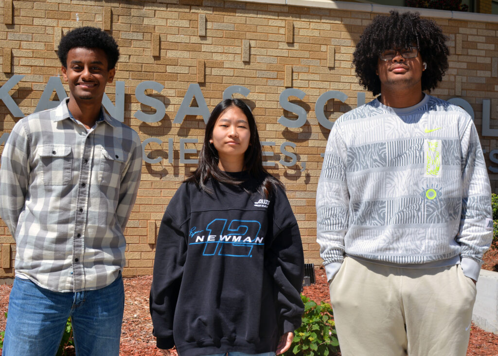 three students who earned The Gates Scholarship