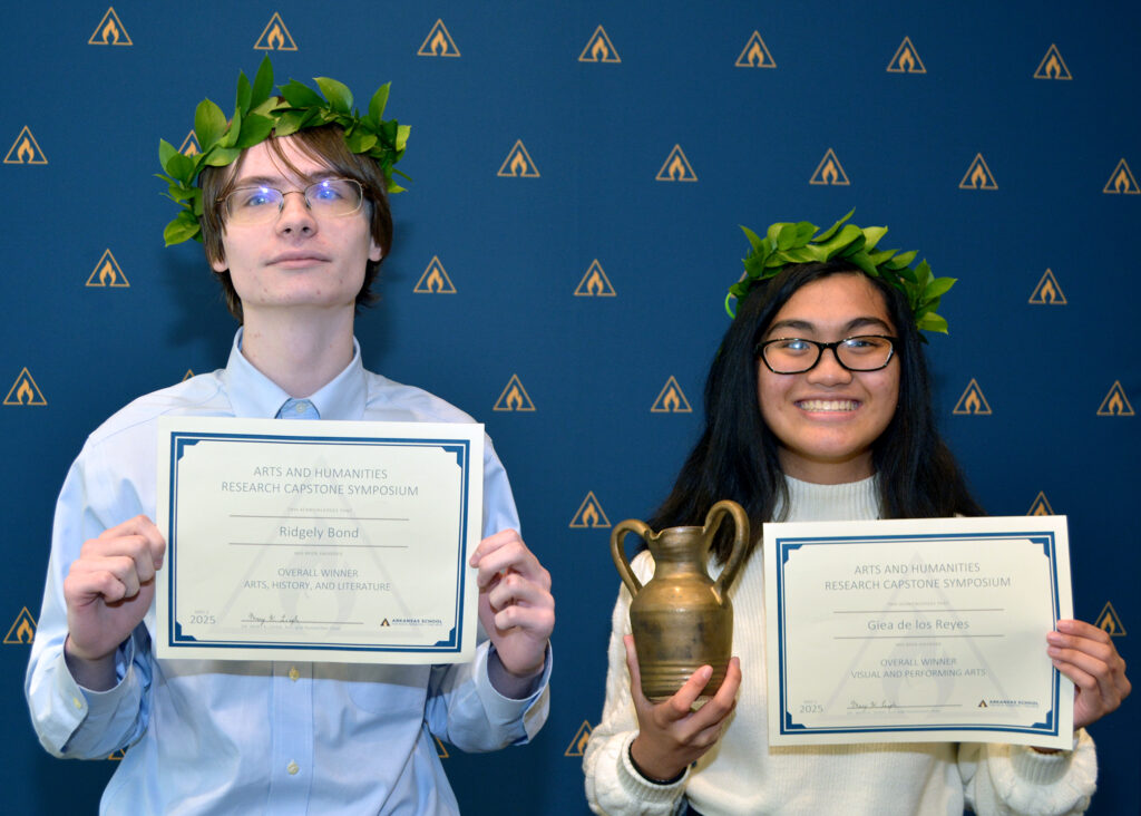 overall winners for the Arts and Humanities Research Capstone Symposium